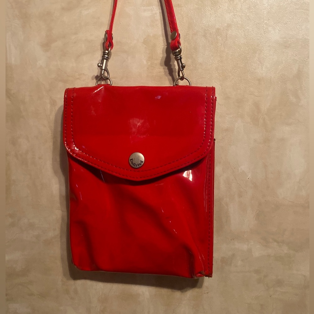Unlisted Red Crossbody Card Holder Purse